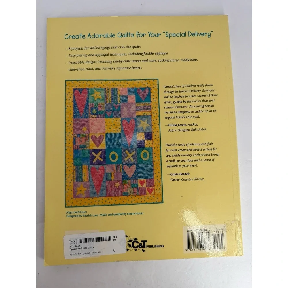 2 Books Of Kids Quilt Patterns